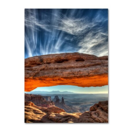 Trademark Fine Art Pierre Leclerc 'Mesa Arch Sunrise 2' Canvas Art, 30x47 PL0051-C3047GG